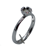 Anello Chimento Donna in Oro bianco 0.20 Ct 1AD00202G5140 - 1AD00202G5140